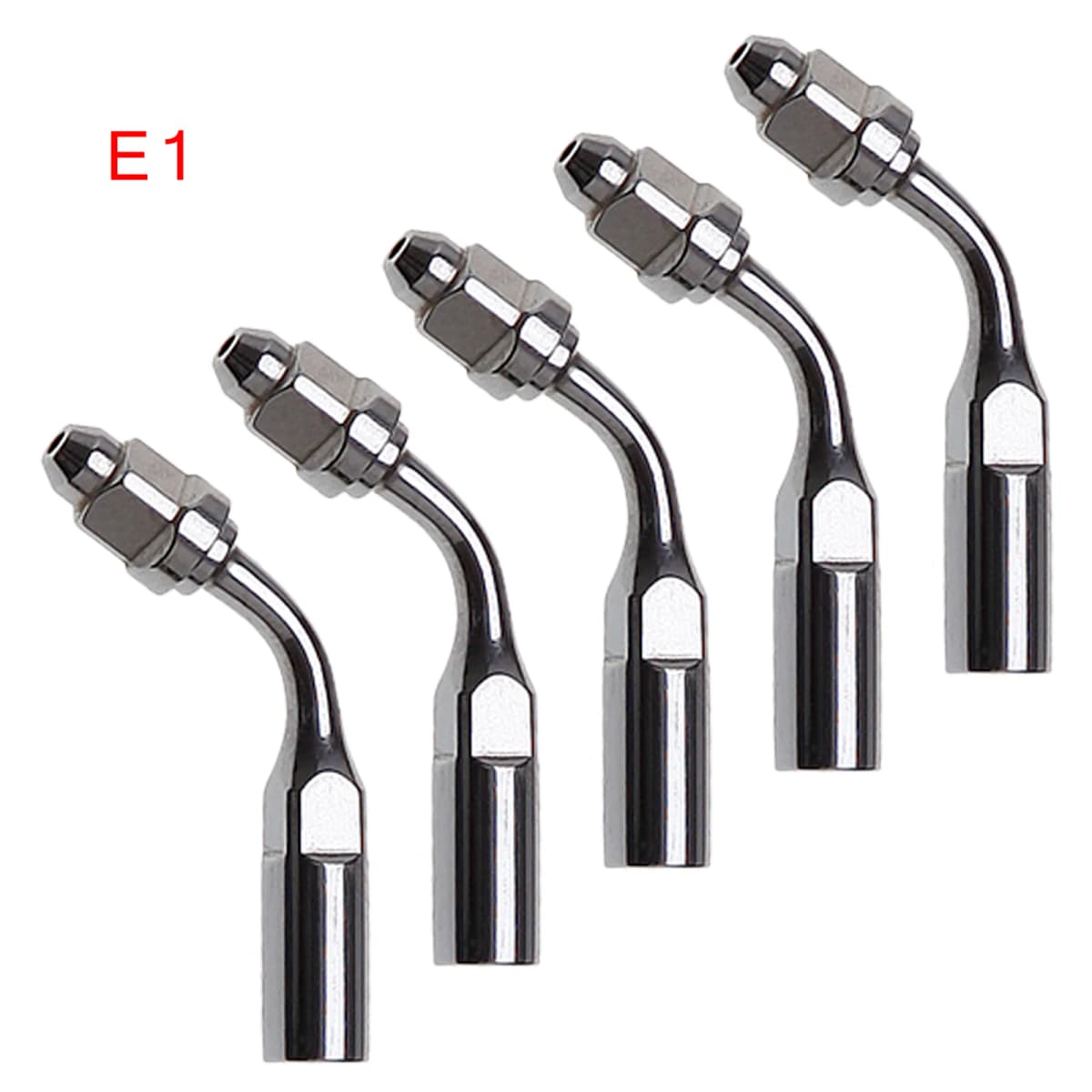 5 pcs/pack Dental scaler tips Compatible with Wood-pecker /E-M-S/ SATELEC scaler E1