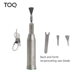 Oral Surgery Dental Reciprocating Saw Handpiece Kit Stainless Steel Replaceable Blades Outer Waterway E‑Type Motor Compatible