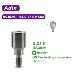 Healing Abutment Suitable for Adin Dental Implant Healing Screw Window Closure Transfer Rod Dental Accessories