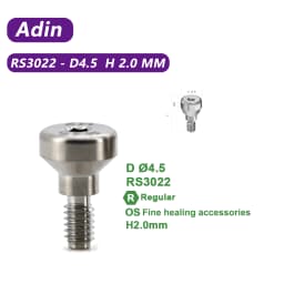 Healing Abutment Suitable for Adin Dental Implant Healing Screw Window Closure Transfer Rod Dental Accessories