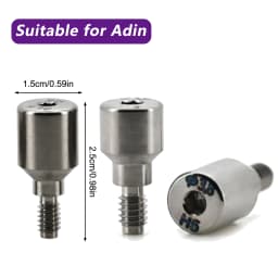 Healing Abutment Suitable for Adin Dental Implant Healing Screw Window Closure Transfer Rod Dental Accessories