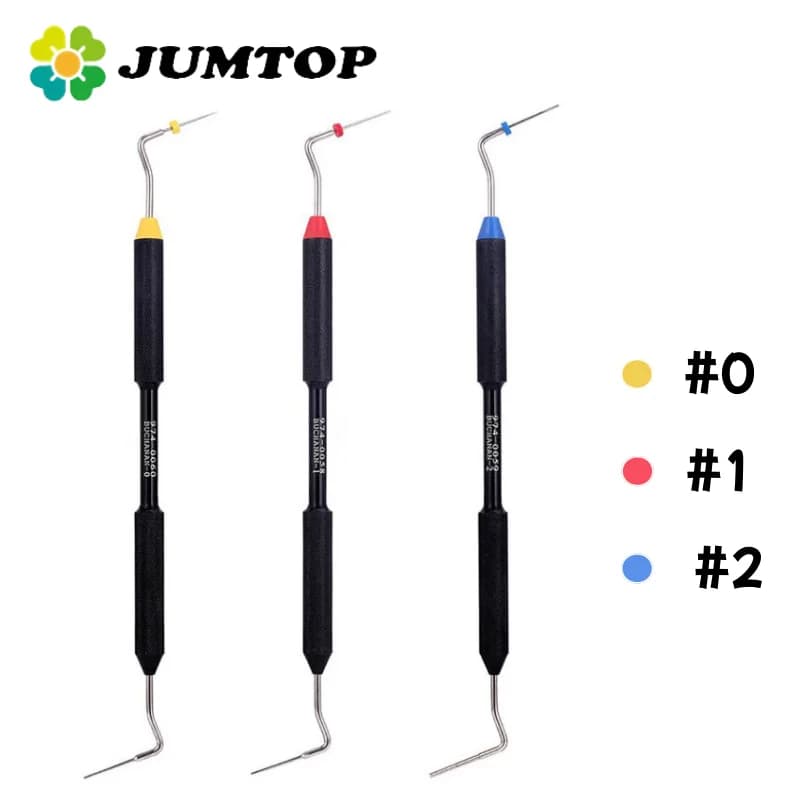JUMTOP Dental Endo Buchanan Hand Plugger Root Canal Filler NITI Stainless steel Tip Fill Endodontic Dentistry Instruments