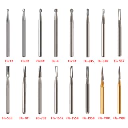 1Pack Dental Tungsten Carbide Steel Burs FG/Endo/FGXL/RA for High/Low Speed Handpiece Tungsten steel Dentist Lab & Clinic Use