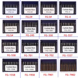 1Pack Dental Tungsten Carbide Steel Burs FG/Endo/FGXL/RA for High/Low Speed Handpiece Tungsten steel Dentist Lab & Clinic Use