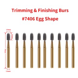 1Pack Dental Tungsten Carbide Steel Burs FG/Endo/FGXL/RA for High/Low Speed Handpiece Tungsten steel Dentist Lab & Clinic Use