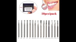 1Pack Dental Tungsten Carbide Steel Burs FG/Endo/FGXL/RA for High/Low Speed Handpiece Tungsten steel Dentist Lab & Clinic Use