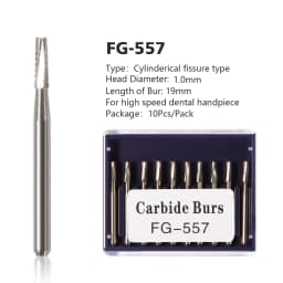 1Pack Dental Tungsten Carbide Steel Burs FG/Endo/FGXL/RA for High/Low Speed Handpiece Tungsten steel Dentist Lab & Clinic Use