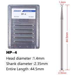 1Pack Dental Tungsten Carbide Steel Burs FG/Endo/FGXL/RA for High/Low Speed Handpiece Tungsten steel Dentist Lab & Clinic Use