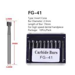 1Pack Dental Tungsten Carbide Steel Burs FG/Endo/FGXL/RA for High/Low Speed Handpiece Tungsten steel Dentist Lab & Clinic Use