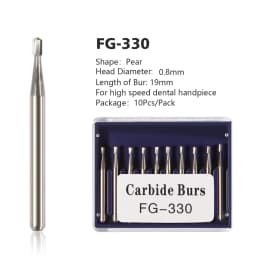 1Pack Dental Tungsten Carbide Steel Burs FG/Endo/FGXL/RA for High/Low Speed Handpiece Tungsten steel Dentist Lab & Clinic Use