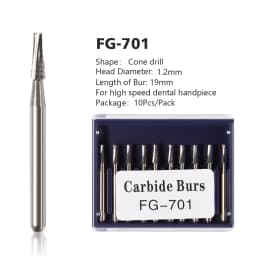 1Pack Dental Tungsten Carbide Steel Burs FG/Endo/FGXL/RA for High/Low Speed Handpiece Tungsten steel Dentist Lab & Clinic Use