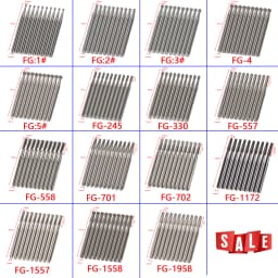 1Pack Dental Tungsten Carbide Steel Burs FG/Endo/FGXL/RA for High/Low Speed Handpiece Tungsten steel Dentist Lab & Clinic Use