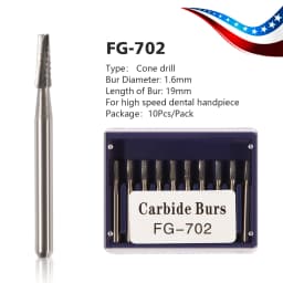 1Pack Dental Tungsten Carbide Steel Burs FG/Endo/FGXL/RA for High/Low Speed Handpiece Tungsten steel Dentist Lab & Clinic Use