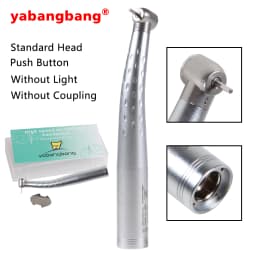 KaVo Style Dental High Speed Handpiece Standard/Big head Single spray Push Button Turbine + 4Hole Quick Coupler Swivel