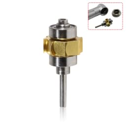 KaVo Style Dental High Speed Handpiece Standard/Big head Single spray Push Button Turbine + 4Hole Quick Coupler Swivel