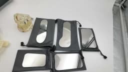 Dental Orthodontic Mirror Double-Sided Occlusal Reflector Oral Glass Coated Titanium Dental Photography Mirrors