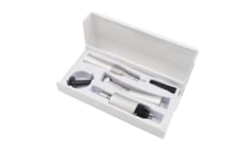 WRC Dental Low Speed Contra Angle Handpiece Push Button External Water Spray for Air Motor Clinic Dentistry Teeth Polishing Tool
