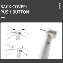 Dental High Speed Hand Piece Led Light Turbine with Ceramic Bearing Turbina Dental Led Handpiece for Kavo Quick Coupling
