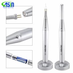 Dental Gutta Percha Cutting Heated AA Battery Removable Model Teeth and Gum Cutter Electrocoagulation Hemostatic With Pen 8 Tips