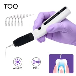 TOQ Official LED Dental Wireless Ultrasonic Activator Endo Ultra Activator Ultrasonic Washing Tooth with 6 Tips Dentistry Tools