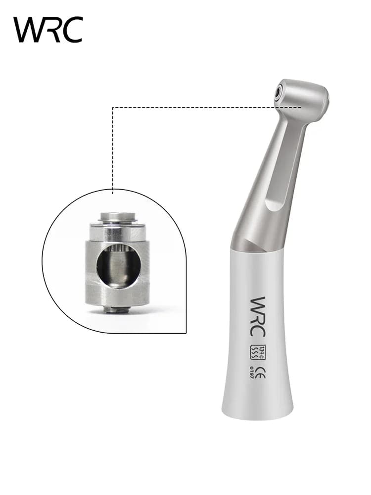 Dental Low Speed Handpiece  Dental FX 23 Contra Angle Air Turbine Push Botton With Ball Bearing