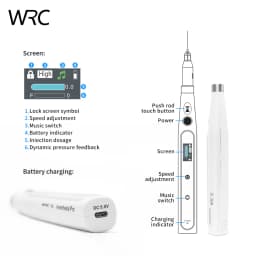 Electric Dental Anesthesia Injector Pen Painless Wireless Anesthesia Syringe With LCD Display Portable Chargeable Clinic Tool