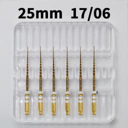 Glin Dental Heat Activated Gold Flexible Endo Files Canal Root Treatment Rotary Golden File Dentist Tools Endodontic Files