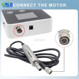 DEASIN Lab Equipment Micromotor Polisher Dental E-Type Micro Motor Plaster Grinding Polishing Handpiece Dentist Equipment Tool
