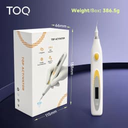 TOQ Canal Cleaning Device Dental Wireless Endo Activator Sonic Irrigator 3 Modes Endodontic Type‑C Rechargeable Root 60 Tips