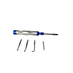 1 Set Dental Automatic Crown Remover, Dentist Orthodontic Crowns Bridge Remover, Adjustable Stainless Steel Automatic Tools