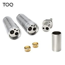 2/4 Holes Dental Handpiece Adapter Dentistry Turbine Connector Hole Changer Connector Tool for Dentist Lab Handpiece