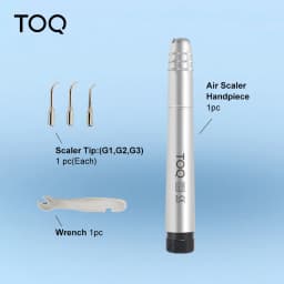 Ultrasonic Air Scaler with 3 Tips Tooth Calculus Remover Cleaning tool Handpiece Dental Whiten Tooth Cleaner Dentist Lab