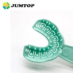 JUMTOP 3 Pairs Dental Implant Tray S/M/L Full Mouth Removable Partial Mold Tray Plastic Teeth Holder Dentistry Materials