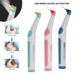 Dental Wireless LED Endo Ultrasonic Sonic Activator Root Canal Irrigator Handpiece+150 Scaling Tips Free