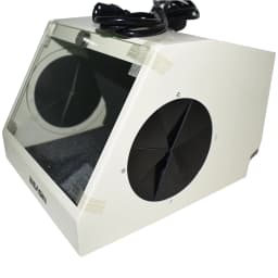 Dental Grinding Polishing Box Lapping Protector Sandblasting Dust-proof Case Dental Sandblaster Dust Collector Dentistry Tools