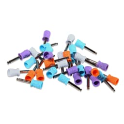 100Pcs/Box Dental Rubber Latch type Polishing Prophy Cups Soft Hard White Blue Green Mix Colorful Polish Disposable Cup Dentist