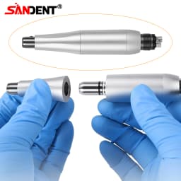 360° Swivel Dental 4:1 Hygiene Prophy Handpiece 2/4 Holes Air Motor Straight Nose Cone/Disposable Prophy Angles