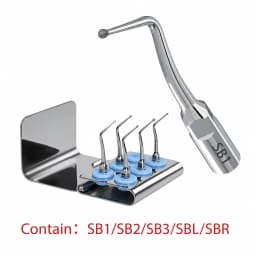 For EMS Dental Scaler Tips SB1 SB2 SB5 SBR SBL G30 G31 G32 G33 Microdont for Woodpecker Ultrasonic Scaling Tips Cavity Preparati