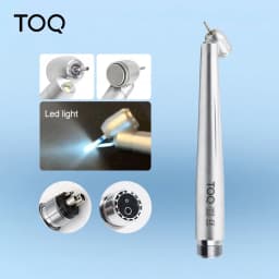 45 Degree LED High Speed Handpiece E-generator Integrated Push Button Handpiece Single Water Spray Dentistry Tool