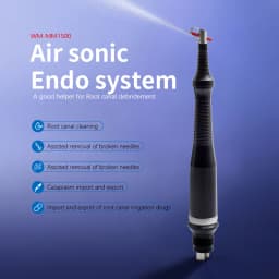 JUMTOP Dental Ultrasonic Root Canal Cleaning Handpiece Air Sonic Activator with 12Pcs Rispisonic Files