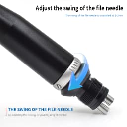 JUMTOP Dental Ultrasonic Root Canal Cleaning Handpiece Air Sonic Activator with 12Pcs Rispisonic Files