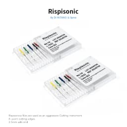 JUMTOP Dental Ultrasonic Root Canal Cleaning Handpiece Air Sonic Activator with 12Pcs Rispisonic Files