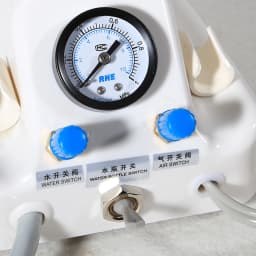 Portable Dental Air Turbine Unit Working with Compressor Triple Spray Syringe Bottle & Pedal 2/4 Holes Dentist Cleaning Tools