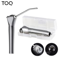 Dental Air Water Spray Triple 3 Way Syringe Handpiece + 2 Nozzles Tips Tubes for Air Triple Syringe Dental Cleaning Equipment