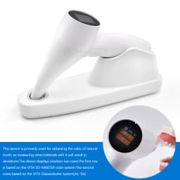 JUMTOP Dental Tooth Color Comparator Quick Match High Accuracy Digital Shade Guide Corrector for Teeth Whitening
