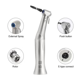 Dental Implant Contra Angle Handpiece 20:1 Reduction Low Speed Push Button External Irrigation E-type Motor Dentist Surgery Tool