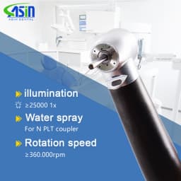 DEASIN Dental Fiber Optic Handpiece Torque Head High Speed Air Turbine Ceramic Bearing Dentist Tool for NSK Coupler X600L-B