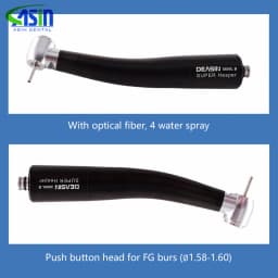 DEASIN Dental Fiber Optic Handpiece Torque Head High Speed Air Turbine Ceramic Bearing Dentist Tool for NSK Coupler X600L-B