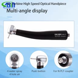 DEASIN Dental Fiber Optic Handpiece Torque Head High Speed Air Turbine Ceramic Bearing Dentist Tool for NSK Coupler X600L-B