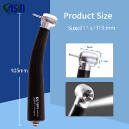 DEASIN Dental Fiber Optic Handpiece Torque Head High Speed Air Turbine Ceramic Bearing Dentist Tool for NSK Coupler X600L-B